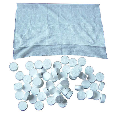 Ο cOem 100% Viscose μαγική ταμπλέτα σκουπίζει με το πλέγμα το μη υφανθε'ντα, συμπιεσμένο ιστό